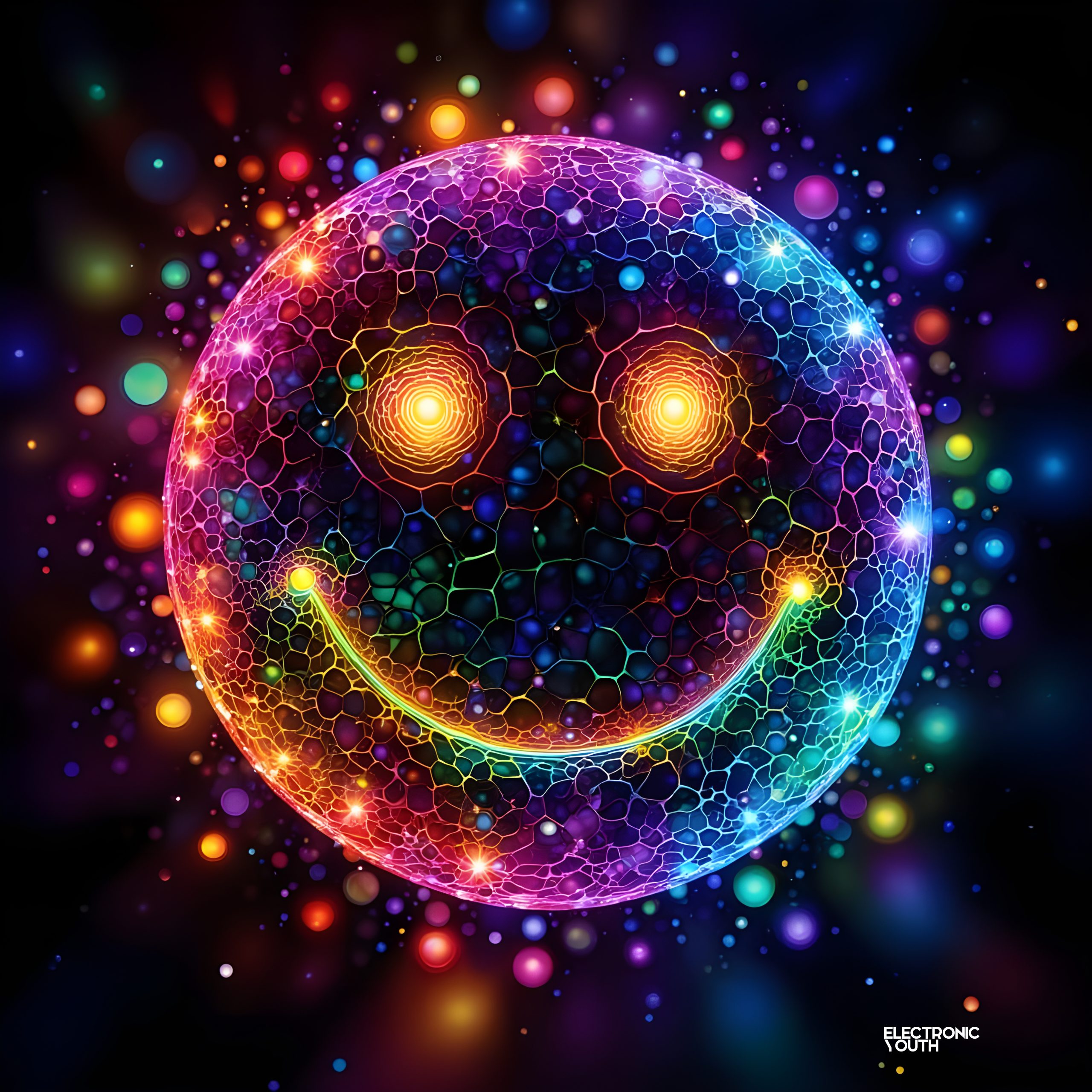 Acid Vibez No.1 - UK rave art print by Electronic Youth