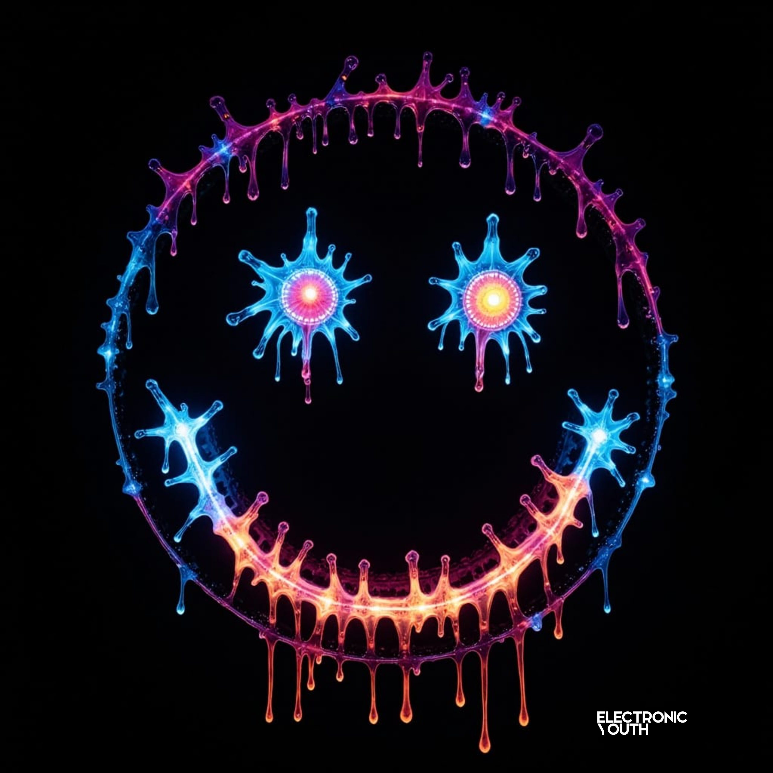 Acid Vibez No.6 - UK rave art print by Electronic Youth